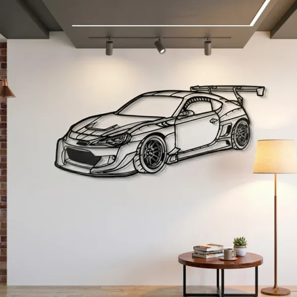 Toyota GT86 metal wall art
