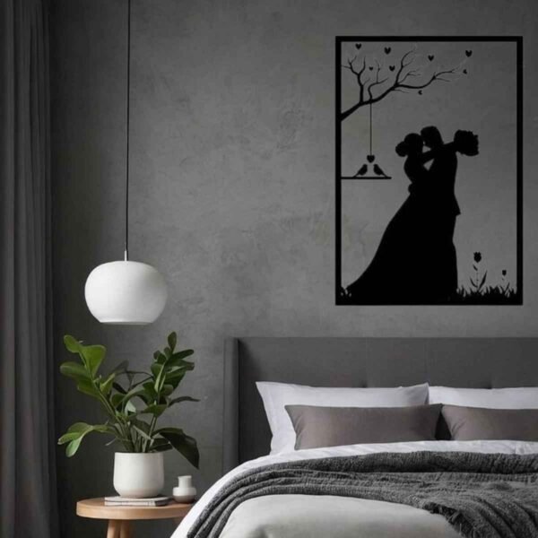 Couple Metal Wall Art | Wall Decor