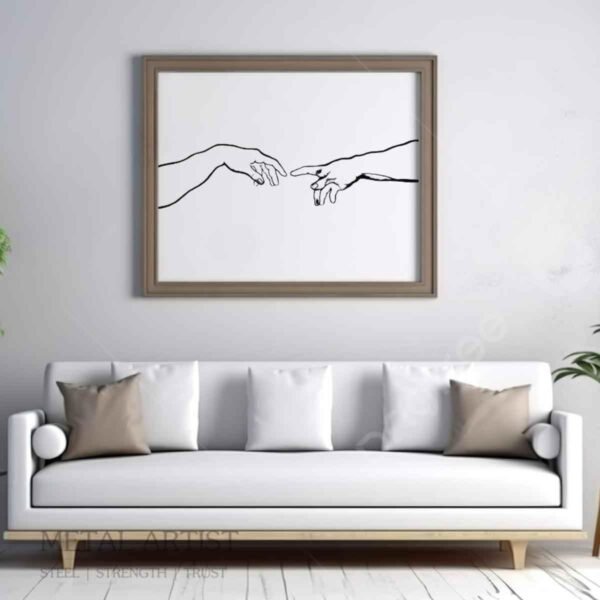 Creation Hand Metal Wall Art | Metal Wall Decor