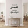 Start With Bismillah End With Alhamdulillah Metal Wall Art