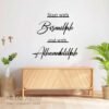 Start With Bismillah End With Alhamdulillah Metal Wall Art