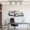 Pagani Huayra metal wall art